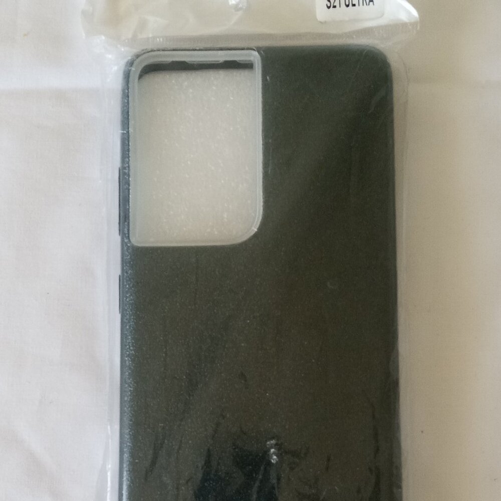For Samsung Galaxy S21 Ultra Case Semi Hard Starry Black NEW